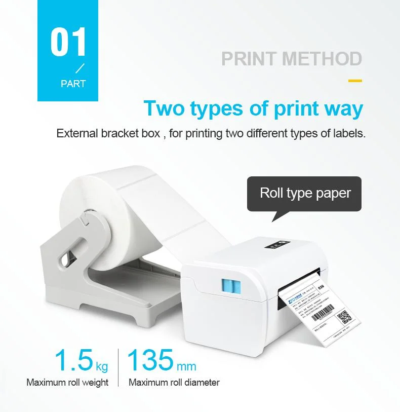 3 Inch Direct Thermal Label Printer 8600 Shipping Label Printer