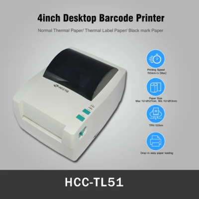 4-Zoll-Thermodirekt-Barcode-Etikettendrucker Hcc-Tl51