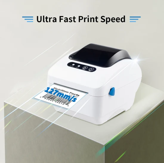 Xprinter XP-320B USB+Seriell+LAN 3-Zoll-Barcode-Etikettendrucker Thermo-Versandetikettendrucker