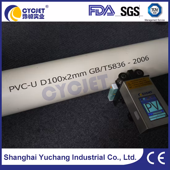 Cycjet Alt360 Wireless DOT Matrix PVC-Rohr-Tintenstrahl-Kodierungsdrucker