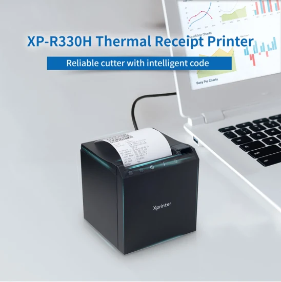 Xprinter XP-R330H OEM USB+LAN Auto-Cutter POS-Drucker 80-mm-Thermo-Belegdrucker