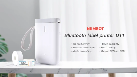 Niimbot Barcode tragbarer Mini-Smart-Thermo-Etikettendrucker mit Bluetooth-Verbindung